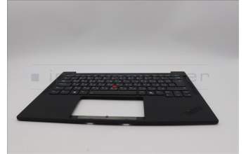 Lenovo 5M11Q25617 C-Cover with keyboard, Bulgarian, Black, WLAN, UK