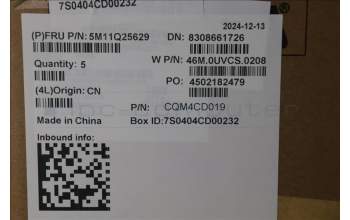 Lenovo 5M11Q25629 C-Cover with keyboard, Hungarian, Black, WLAN, UK