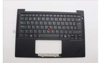 Lenovo 5M11Q25642 C-Cover with keyboard, Swedish/Finnish, Black, WLAN, UK