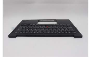 Lenovo 5M11Q25700 C-Cover with keyboard, Icelandic, Black, WWAN, UK