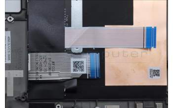 Lenovo 5M11Q25704 C-Cover with keyboard, Spanish LA, Black, WWAN, UK