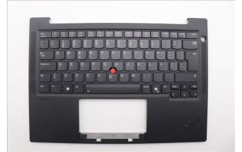 Lenovo 5M11Q25708 C-Cover with keyboard, Portuguese, Black, WWAN, UK