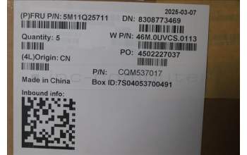 Lenovo 5M11Q25711 C-Cover with keyboard, Spanish, Black, WWAN, UK