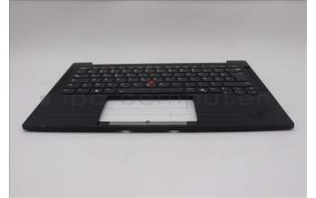 Lenovo 5M11Q25764 C-Cover with keyboard, French, Black, WWAN, US