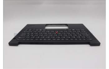 Lenovo 5M11Q25766 C-Cover with keyboard, German, Black, WWAN, UK
