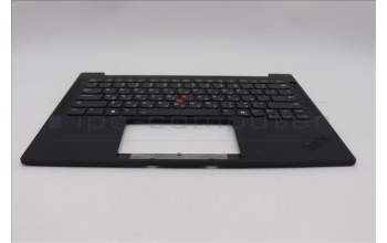 Lenovo 5M11Q25768 C-Cover with keyboard, Israel(Hebrew), Black, WWAN, US