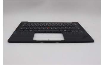 Lenovo 5M11Q25771 C-Cover with keyboard, Italian, Black, WWAN, UK