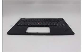 Lenovo 5M11Q25782 C-Cover with keyboard, Swedish/Finnish, Black, WWAN, UK