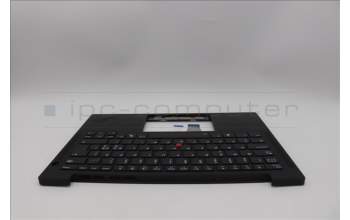 Lenovo 5M11Q53874 C-Cover with keyboard, Nordic, Black, Backlight, UK