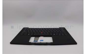 Lenovo 5M11Q53915 C-Cover with keyboard, Swedish/Finnish, Black, Backlight, UK