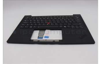 Lenovo 5M11Q54048 C-Cover with keyboard, Danish, Black, Backlight, WWAN, UK