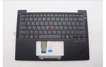 Lenovo 5M11Q54107 C-Cover with keyboard, Greek, Black, Backlight, WWAN, US