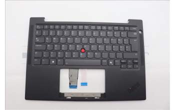 Lenovo 5M11Q54123 C-Cover with keyboard, Hungarian, Black, Backlight, WWAN, UK