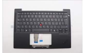 Lenovo 5M11Q54140 C-Cover with keyboard, Italian, Black, Backlight, WWAN, UK