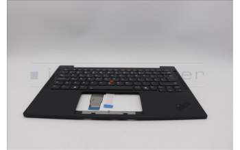 Lenovo 5M11Q54189 C-Cover with keyboard, Portuguese, Black, Backlight, WWAN, UK