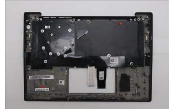 Lenovo 5M11Q54532 C-Cover with keyboard, Danish, Black, Backlight, UK