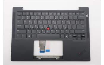 Lenovo 5M11Q54584 C-Cover with keyboard, Greek, Black, Backlight, US