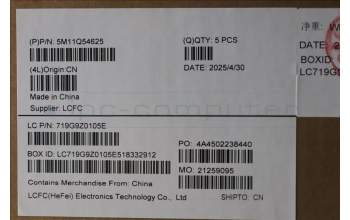 Lenovo 5M11Q54625 C-Cover with keyboard, Japanese, Black, Backlight, JP