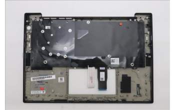 Lenovo 5M11Q54700 C-Cover with keyboard, Swedish/Finnish, Black, Backlight, UK