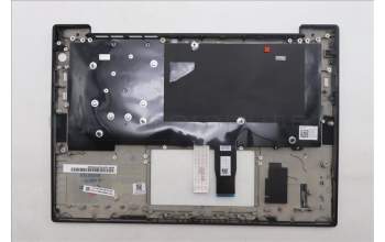 Lenovo 5M11Q54709 C-Cover with keyboard, Switzerland, Black, Backlight, UK
