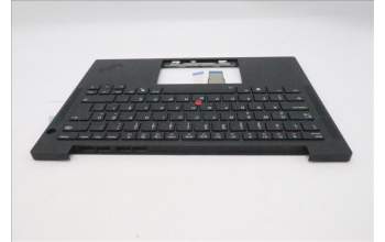 Lenovo 5M11Q54734 C-Cover with keyboard, Turkish, Black, Backlight, UK