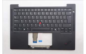 Lenovo 5M11Q54751 C-Cover with keyboard, UK English, Black, Backlight, UK
