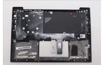 Lenovo 5M11Q54809 C-Cover with keyboard, Bulgarian, Black, Backlight, UK