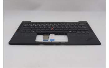 Lenovo 5M11Q54843 C-Cover with keyboard, English, Black, Backlight, US