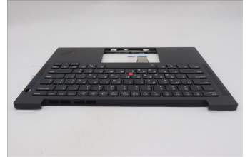 Lenovo 5M11Q54893 C-Cover with keyboard, Greek, Black, Backlight, US