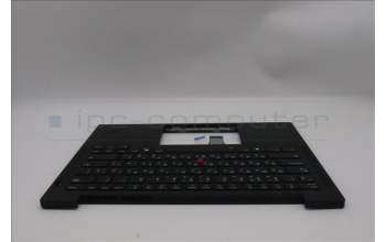 Lenovo 5M11Q54985 C-Cover with keyboard, Russian, Black, Backlight, US