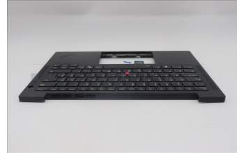 Lenovo 5M11Q54993 C-Cover with keyboard, Slovenian, Black, Backlight, UK