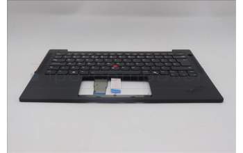 Lenovo 5M11Q55060 C-Cover with keyboard, UK English, Black, Backlight, UK