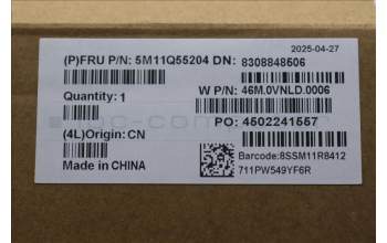 Lenovo 5M11Q55204 MECH_ASM Touch 13.3 IPS/5M CAM, LB+BOE