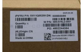 Lenovo 5M11Q55209 Lenovo LCD Module, 13.3\", WUXGA, Touch, Anti-Glare, IPS, 400nit, 45%NTSC, W/FHD&IR Hybrid Camera