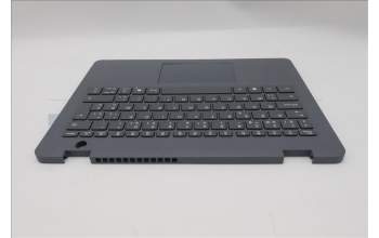 Lenovo 5M11Q55216 C-Cover with keyboard, Belgian, Luna Grey, Non-Backlight, No World Face Camera, UK