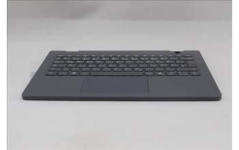 Lenovo 5M11Q55231 C-Cover with keyboard, German, Luna Grey, Non-Backlight, No World Face Camera, UK
