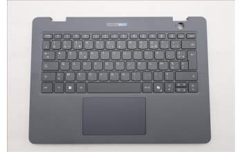 Lenovo 5M11Q55280 C-Cover with keyboard, French, Luna Grey, Non-Backlight, World Face Camera, US