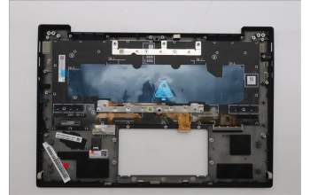 Lenovo 5M11Q55933 C-Cover with keyboard, Czech Slovakian, Deep Black, FingerPrint Reader, WLAN, UK