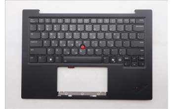 Lenovo 5M11Q55941 C-Cover with keyboard, Greek, Deep Black, FingerPrint Reader, WLAN, US