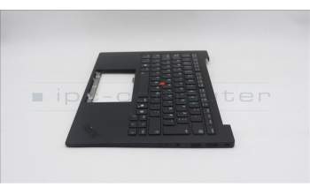 Lenovo 5M11Q55950 C-Cover with keyboard, Norwegian, Deep Black, FingerPrint Reader, WLAN, UK