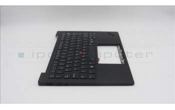 Lenovo 5M11Q55950 C-Cover with keyboard, Norwegian, Deep Black, FingerPrint Reader, WLAN, UK