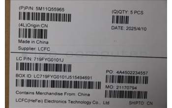 Lenovo 5M11Q55965 C-Cover with keyboard, Arabic, Deep Black, FingerPrint Reader, WLAN, US