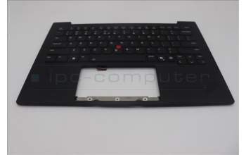 Lenovo 5M11Q55974 C-Cover with keyboard, US English Euro, Deep Black, FingerPrint Reader, WLAN, US