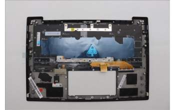 Lenovo 5M11Q55977 C-Cover with keyboard, German, Deep Black, FingerPrint Reader, WLAN, UK