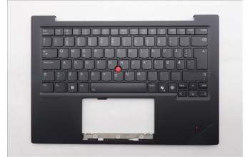 Lenovo 5M11Q55987 C-Cover with keyboard, Norwegian, Deep Black, FingerPrint Reader, WLAN, UK