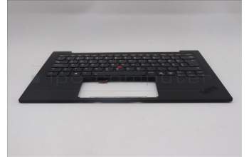 Lenovo 5M11Q55991 C-Cover with keyboard, Slovenian, Deep Black, FingerPrint Reader, WLAN, UK