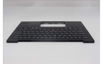 Lenovo 5M11Q55991 C-Cover with keyboard, Slovenian, Deep Black, FingerPrint Reader, WLAN, UK