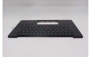 Lenovo 5M11Q55997 C-Cover with keyboard, Turkish, Deep Black, FingerPrint Reader, WLAN, UK