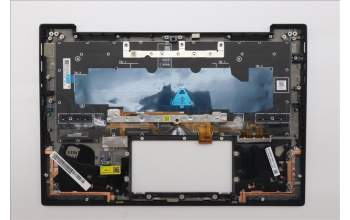 Lenovo 5M11Q56019 C-Cover with keyboard, Italian, Deep Black, FingerPrint Reader, WWAN, UK