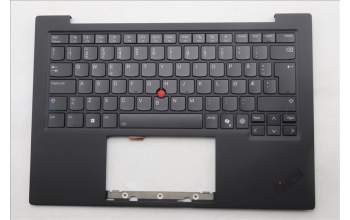 Lenovo 5M11Q56024 C-Cover with keyboard, Norwegian, Deep Black, FingerPrint Reader, WWAN, UK